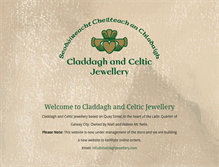 Tablet Screenshot of claddaghjewellery.com